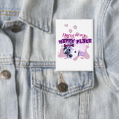 Hunde sind ein Hobbyaufkleber Button (Insitu)