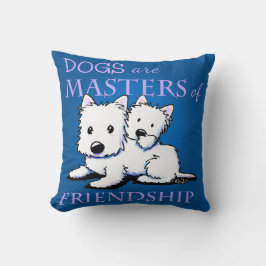 Hunde sind ... Freundschaft KiniArt Pillow Kissen
