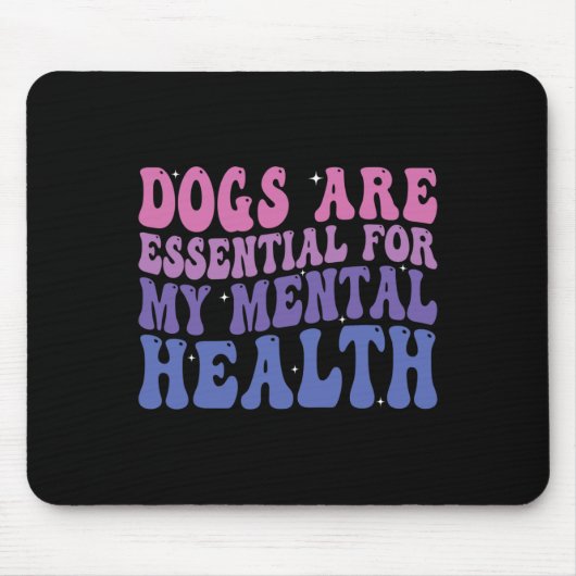 Hunde sind für mein Gesundheitsangebot Mousepad (Vorne)