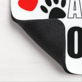 Hunde sind Liebe Mousepad (Ecke)