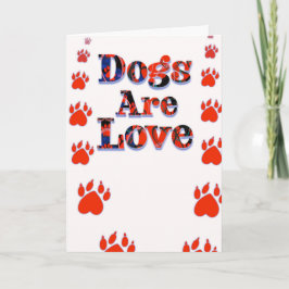 Hunde sind Liebe Neuer Welpe Willkommen Adoption Karte