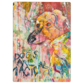 Hunde sind magisch klemmbrett (Rückseite)