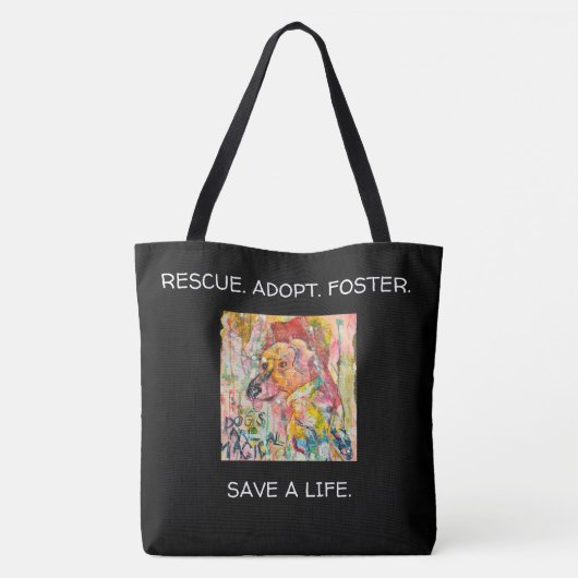 HUNDE SIND MAGISCH TASCHE (Rückseite)