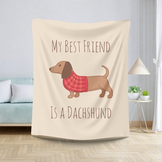 Hunde sind mein Lieblings-Dackel-Hund Sherpadecke