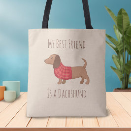 Hunde sind mein Lieblings-Dackel-Hund Tasche