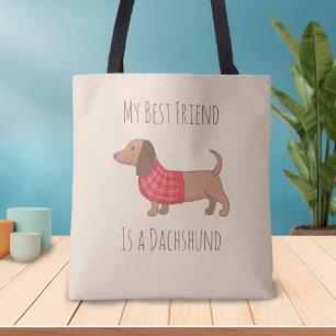 Hunde sind mein Lieblings-Dackel-Hund Tasche