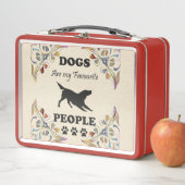 Hunde sind mein Lieblingsessen Metall Brotdose (Beispiel)