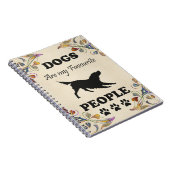 Hunde sind mein LieblingsNotebook Notizblock (Rechte Seite)