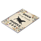 Hunde sind mein LieblingsNotebook Notizblock (Linke Seite)