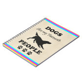 Hunde sind mein LieblingsNotebook Notizblock (Linke Seite)