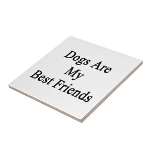 Hunde sind meine besten Freunde Fliese