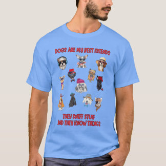 Hunde sind meine besten Freunde Vintag T-Shirt