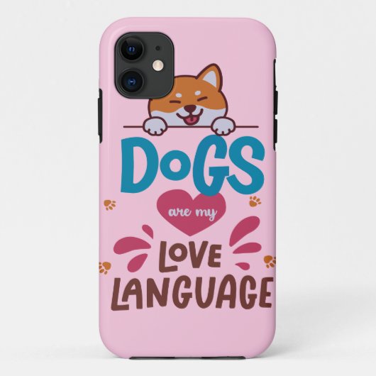 Hunde sind meine Liebe Case-Mate iPhone Hülle (Rückseite)