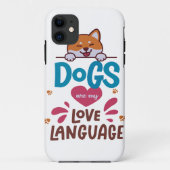 Hunde sind meine Liebe Case-Mate iPhone Hülle (Rückseite)