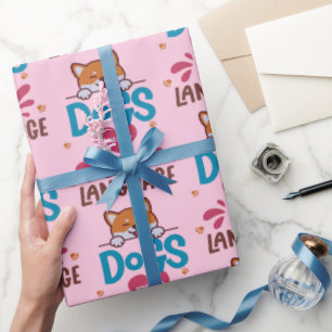 Hunde sind meine Liebe Geschenkpapier