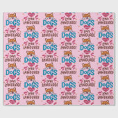 Hunde sind meine Liebe Geschenkpapier (Flach)
