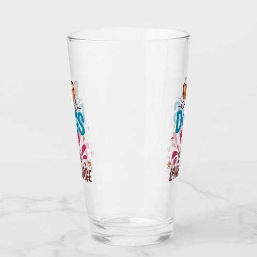 Hunde sind meine Liebe Glas (Links)