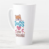 Hunde sind meine Liebe Milchtasse (Linke Ecke)