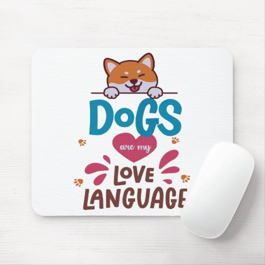 Hunde sind meine Liebe Mousepad (Mit Mouse)