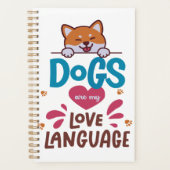 Hunde sind meine Liebe Planer (Vorderseite)