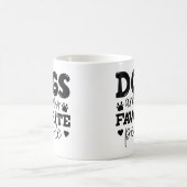 Hunde sind meine Lieblings-Mama Kaffeetasse (Mittel)