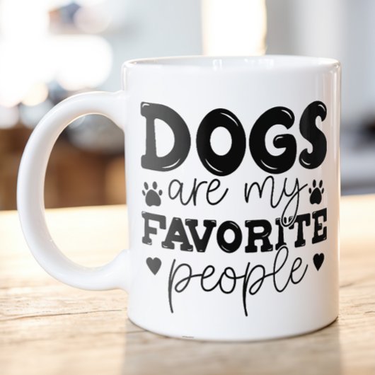 Hunde sind meine Lieblings-Mama Kaffeetasse