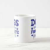 Hunde sind meine Lieblings-Mama Kaffeetasse (Mittel)
