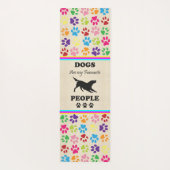 Hunde sind meine Lieblings-Yoga-Matte Yogamatte (Rückseite)