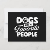 Hunde sind meine Lieblingsmenschen - Hundebesitzer (Rückseite)