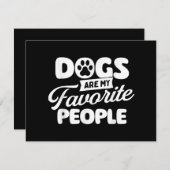 Hunde sind meine Lieblingsmenschen - Hundebesitzer (Vorne/Hinten)