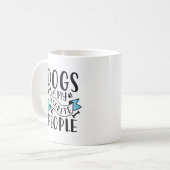 Hunde sind meine Lieblingsmenschen Kaffeetasse (Vorderseite Links)
