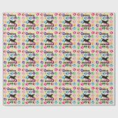 Hunde sind meine Lieblingsschriftstücke Geschenkpapier (Flach)