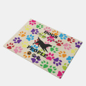 Hunde sind meine Lieblingsschülerin Fußmatte (Schrägansicht)