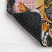 Hunde sind Spaß Mousepad (Ecke)
