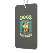 Hunde sind unser Bindeglied zur Paradies-Retro-Vek Autolufterfrischer (Links)