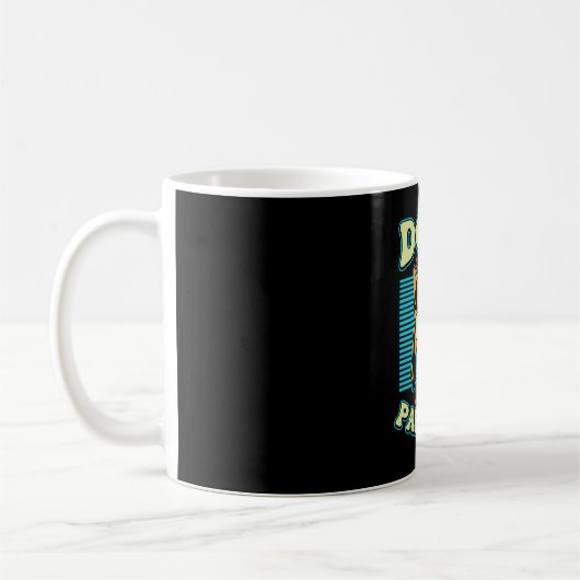 Hunde sind unser Bindeglied zur Paradies-Retro-Vek Kaffeetasse (Links)