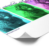 Hunde sind Wunder mit Paws Poster (Ecke)