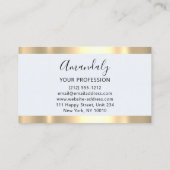 Hunde Sitter Boutique Mode-Mode Pflegesaal Silber Visitenkarte (Rückseite)