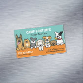 Hunde Sitter Haustiere Sitzende Cartoon Niedlich P Magnetische Visitenkarte (Beispiel)