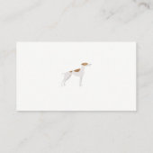 Hunde-Sitter und Trainer | Niedliches Hundesymbol Visitenkarte (Rückseite)