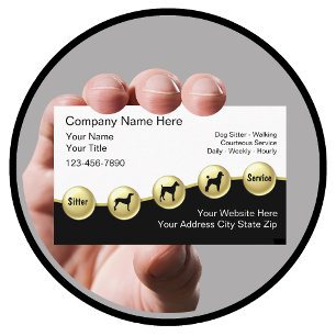 Hunde-Sitter-Visitenkarten Visitenkarte
