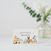 Hunde-Sitter-Visitenkarten Visitenkarte (Stehend Vorderseite)