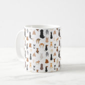 Hunde sitzen hinten kaffeetasse (Vorderseite Links)