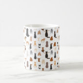 Hunde sitzen hinten kaffeetasse (Mittel)