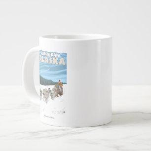 Hunde Sledding Scene - Ketchikan, Alaska Jumbo-Tasse