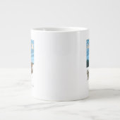Hunde Sledding Scene - Yukon, Alaska Jumbo-Tasse (Vorderseite)