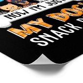 Hunde-Snack-Dealer-Mama Poster (Ecke)