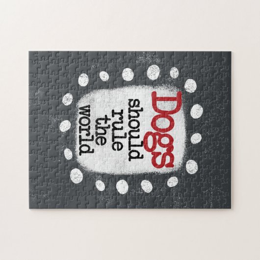 Hunde sollten das World Jigsaw Puzzle regieren (Horizontal)