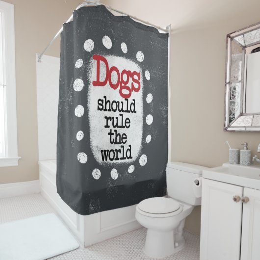 Hunde sollten den Duschvorhang der Welt beherrsche (Beispiel)