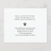 Hunde-Spaziergang-Flugblattvorlage | Professionell Flyer (Hinten)